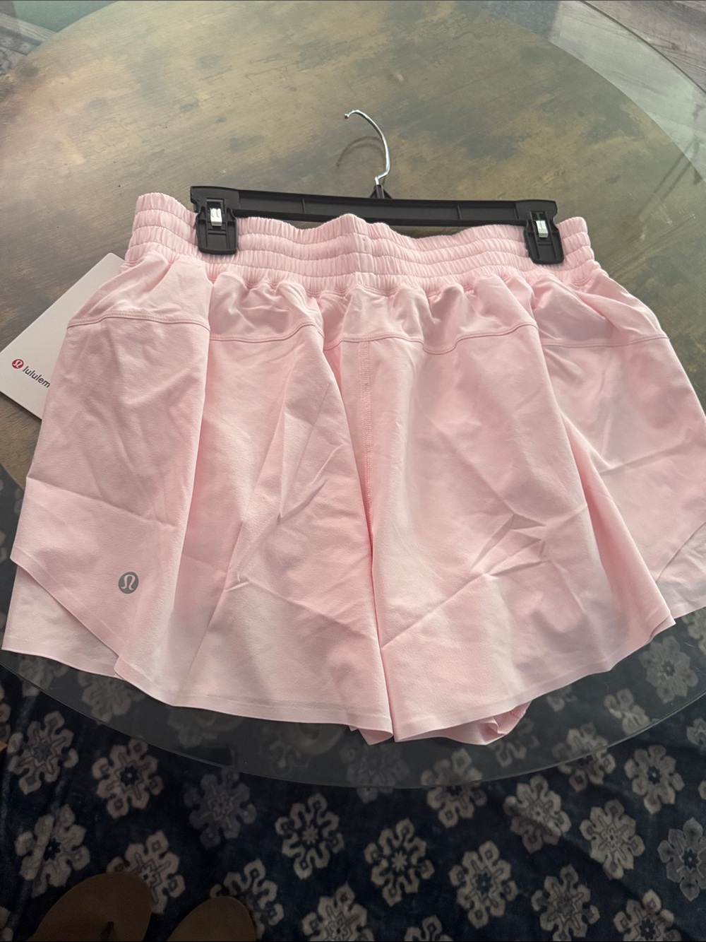 Lululemon Shake It Out High-Rise Run Short 2.5" - pink